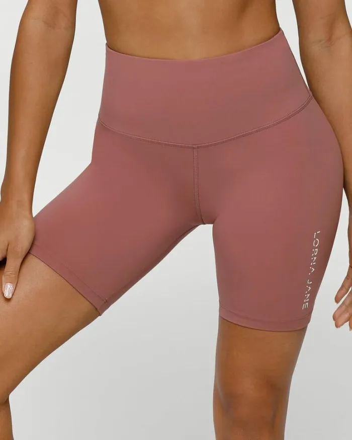 Women LORNA JANE Bike Shorts Lotus 19cm Bike Short Pecan