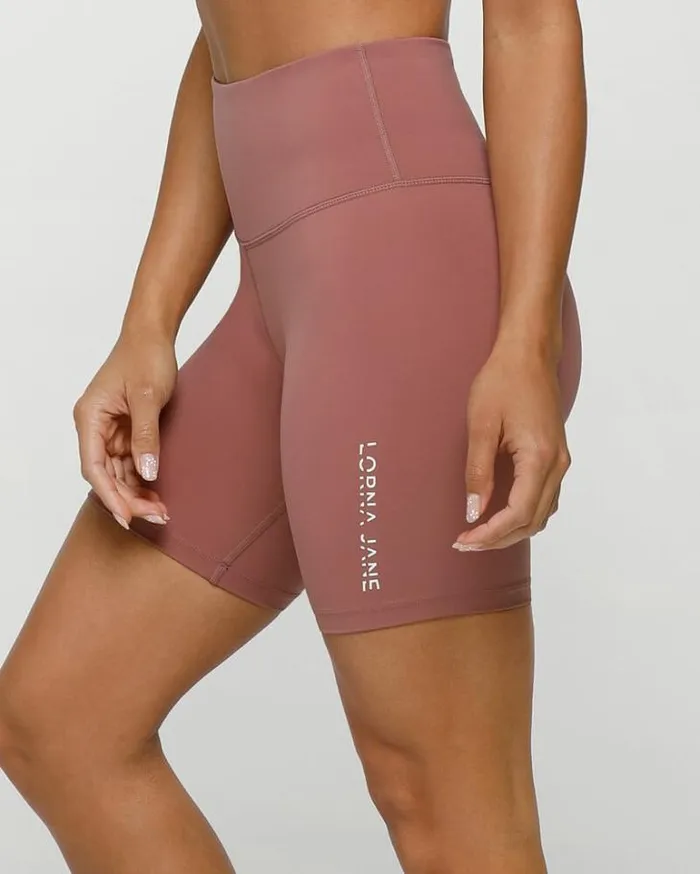 Women LORNA JANE Bike Shorts Lotus 19cm Bike Short Pecan