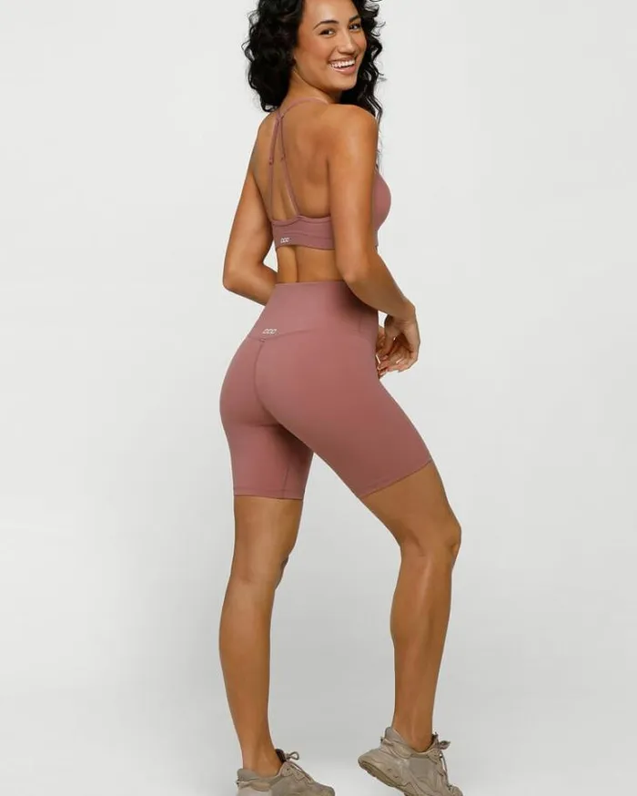 Women LORNA JANE Bike Shorts Lotus 19cm Bike Short Pecan