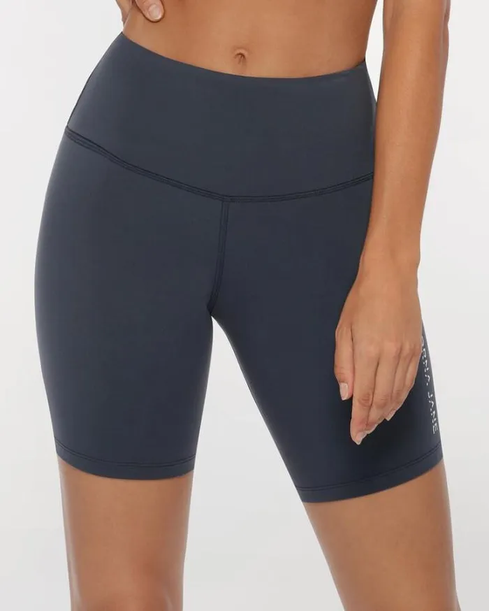 Women LORNA JANE Bike Shorts Lotus Bike Short Night Time Blue