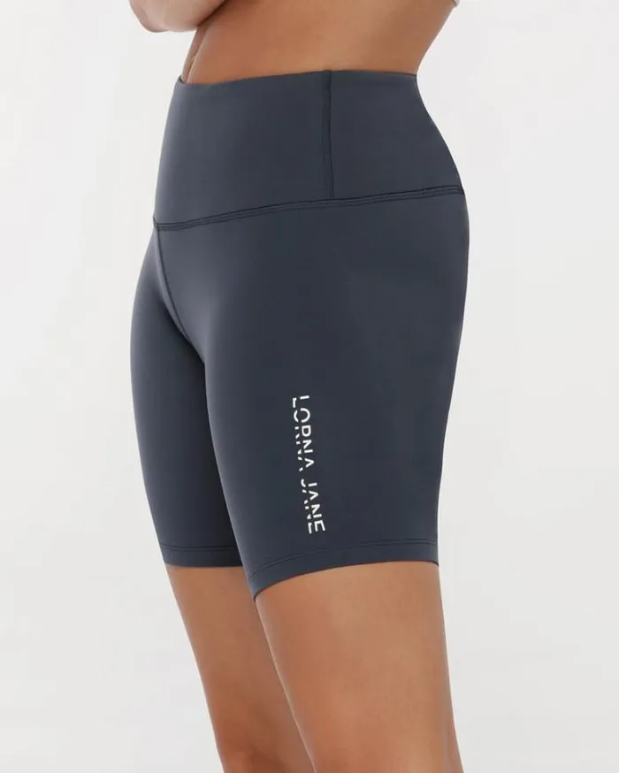 Women LORNA JANE Bike Shorts Lotus Bike Short Night Time Blue