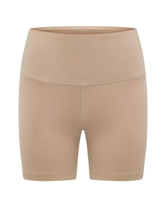 Women LORNA JANE Bike Shorts Lotus No Chafe 16cm Bike Short Dark Off White