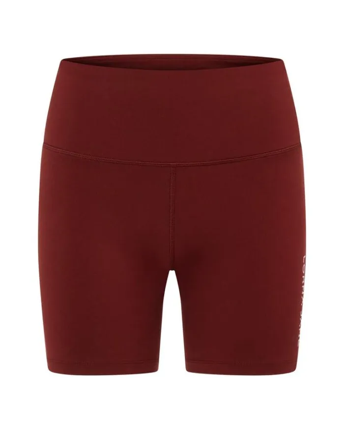 Women LORNA JANE Bike Shorts Lotus No Chafe 16cm Bike Shorts Sepia