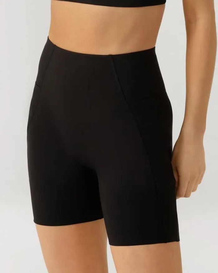 Women LORNA JANE Bike Shorts Sculpt And Support No Ride Bike Short Black