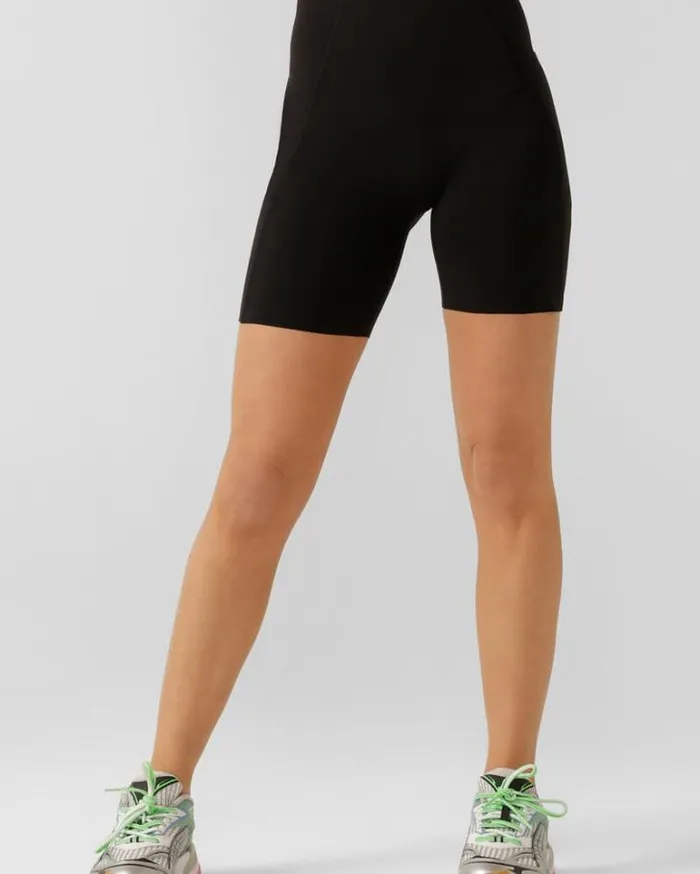 Women LORNA JANE Bike Shorts Sculpt And Support No Ride Bike Short Black
