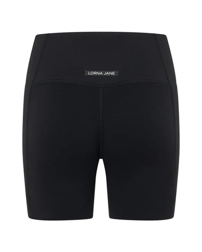 Women LORNA JANE Bike Shorts Sculpt And Support No Ride Bike Short Black