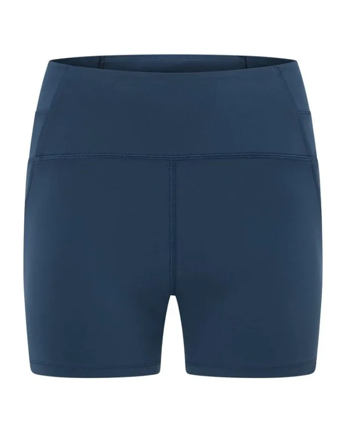 Women LORNA JANE Bike Shorts Speed Circuit 12cm No Chafe Bike Short Academy Blue