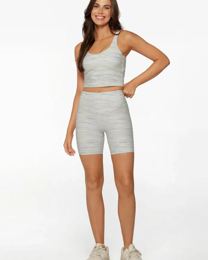 Women LORNA JANE Bike Shorts Sunset 16cm Bike Short Sunset Marl