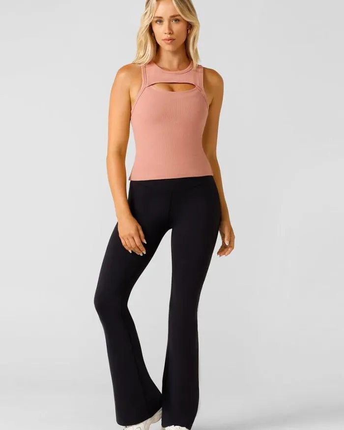 Women LORNA JANE Flare Leggings Lotus Flared Full Length Leggings Midnight Blue Women LORNA JANE Flare Leggings Lotus Flared Full Length Leggings Midnight Blue