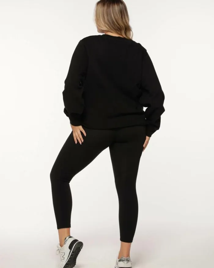 Women LORNA JANE Jackets Hoodies And Sweats Iconic Sweat Black