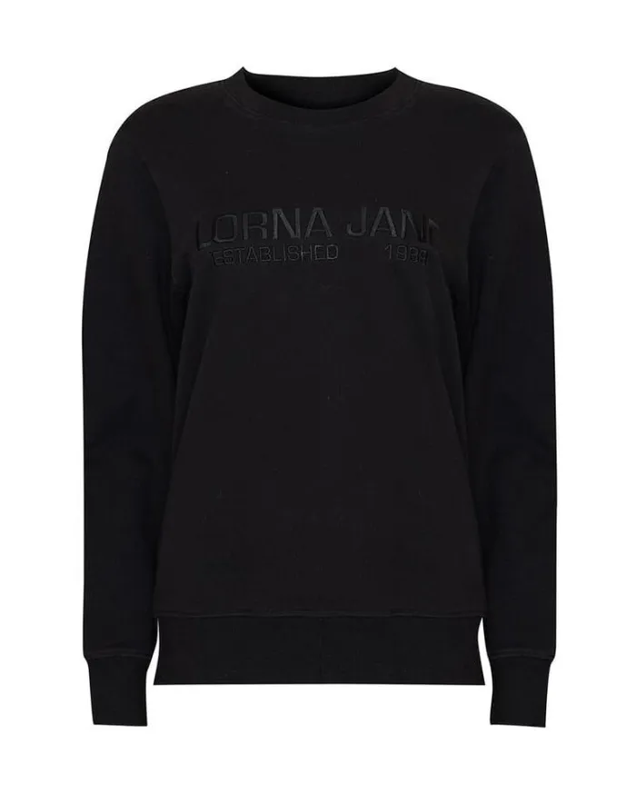 Women LORNA JANE Jackets Hoodies And Sweats Iconic Sweat Black