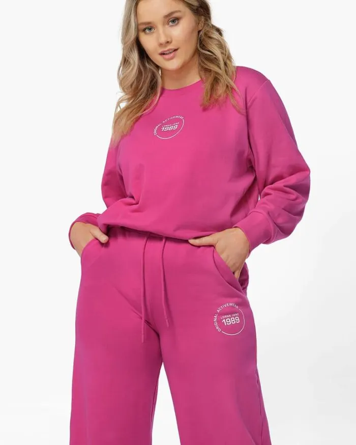 Women LORNA JANE Jackets Hoodies And Sweats Reset Sweat Bright Pink