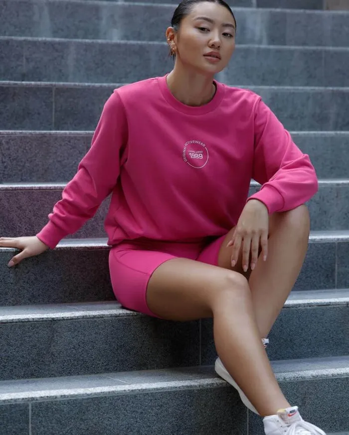 Women LORNA JANE Jackets Hoodies And Sweats Reset Sweat Bright Pink