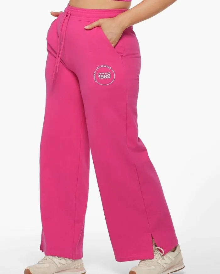 Women LORNA JANE Jackets Hoodies And Sweats Reset Trackpant Bright Pink
