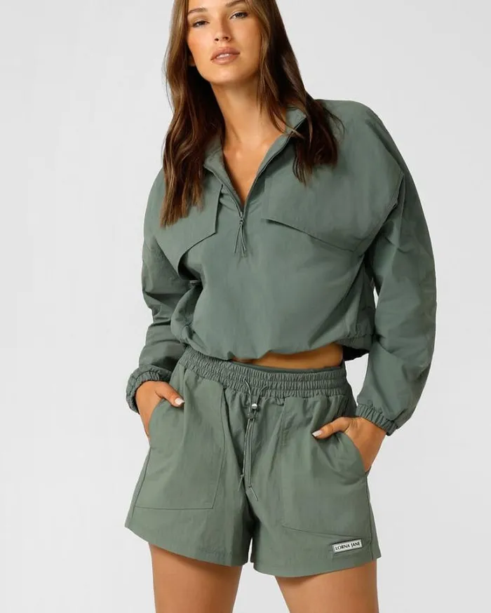 Women LORNA JANE Jackets Hoodies And Sweats Weightless Active 12 Zip Jacket Agave Green Women LORNA JANE Jackets Hoodies And Sweats Weightless Active 12 Zip Jacket Agave Green