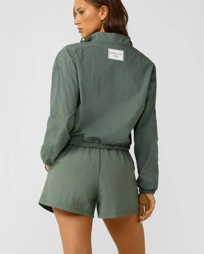 Women LORNA JANE Jackets Hoodies And Sweats Weightless Active 12 Zip Jacket Agave Green