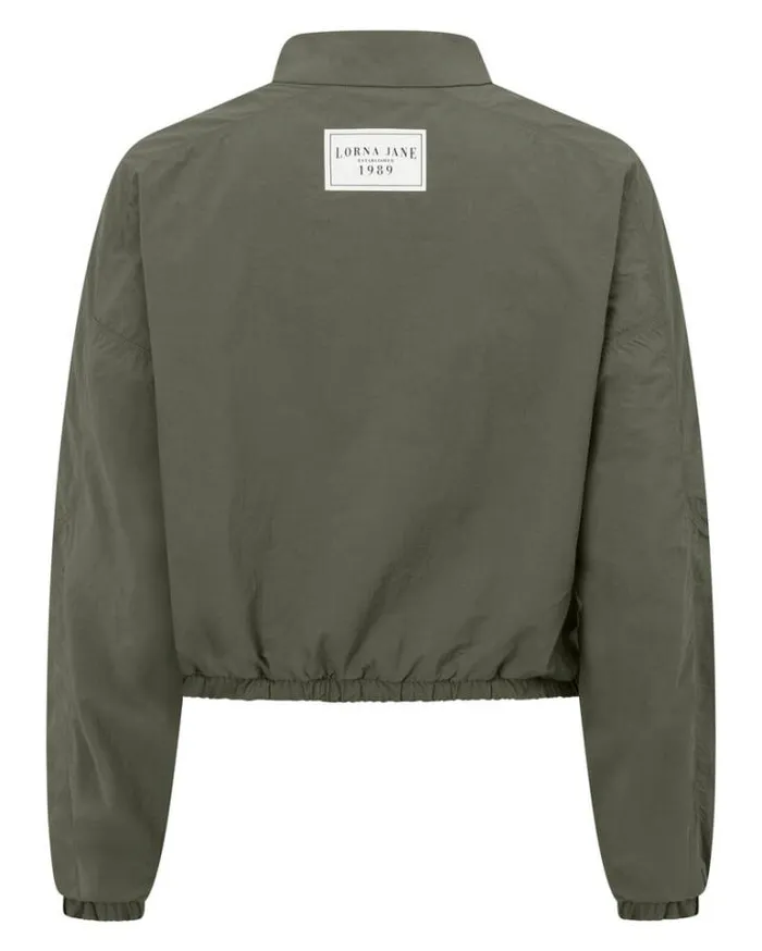 Women LORNA JANE Jackets Hoodies And Sweats Weightless Active 12 Zip Jacket Agave Green