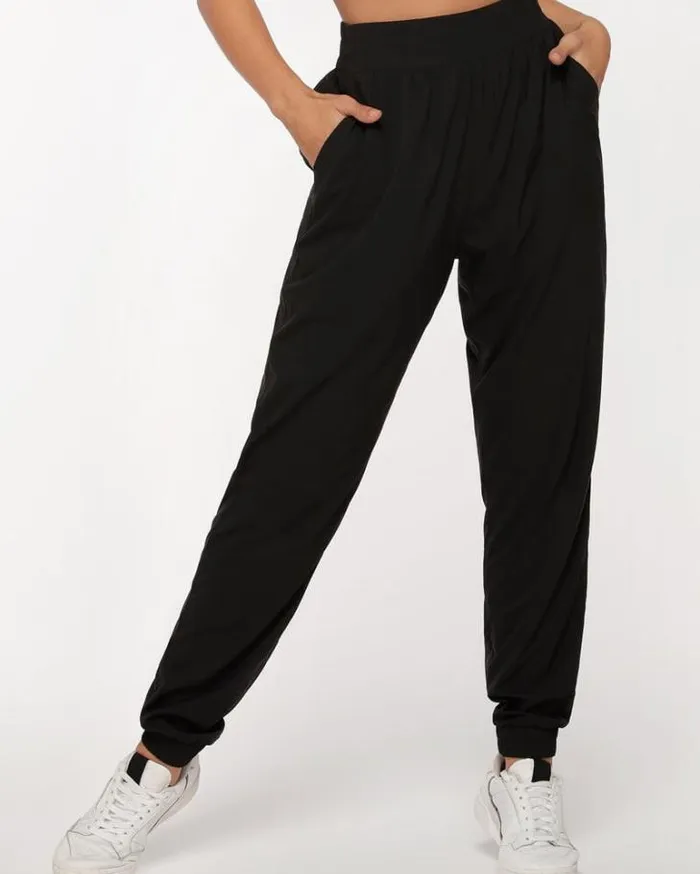 Women LORNA JANE Pants Launch Active Full Length Pant Black