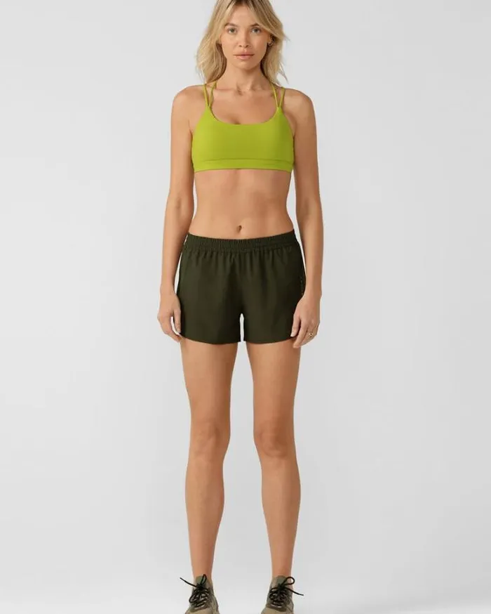 Women LORNA JANE Running Shorts Lotus Sport Short Luxury Green
