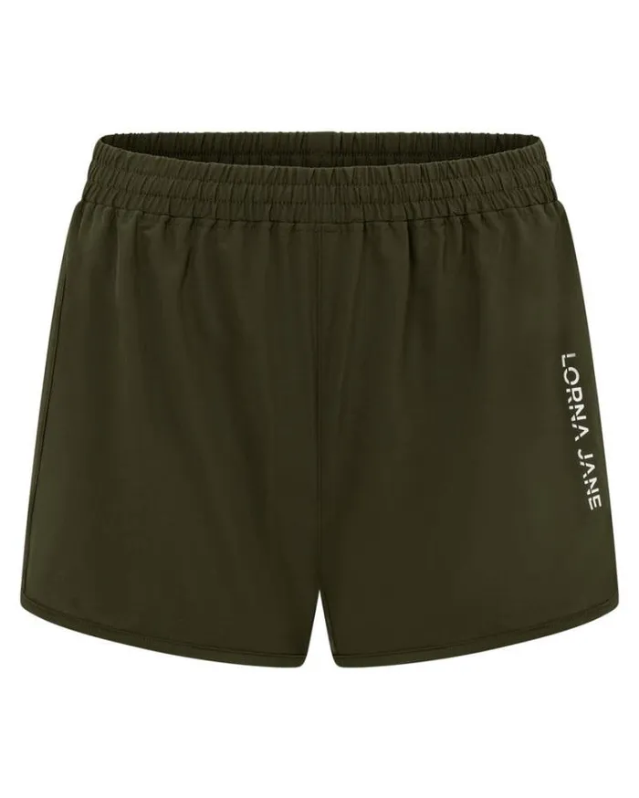 Women LORNA JANE Running Shorts Lotus Sport Short Luxury Green