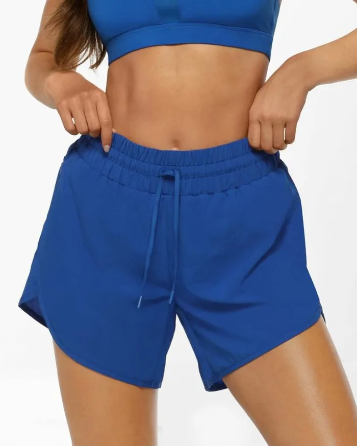 Women LORNA JANE Running Shorts Ultimate Run Short Cobalt Blue
