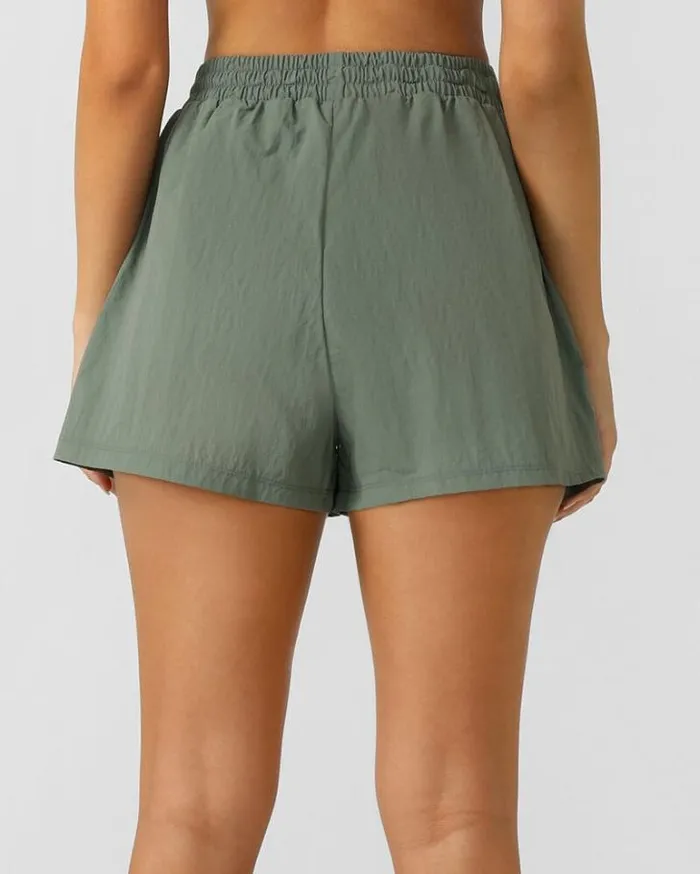 Women LORNA JANE Running Shorts Weightless Active Short Agave Green
