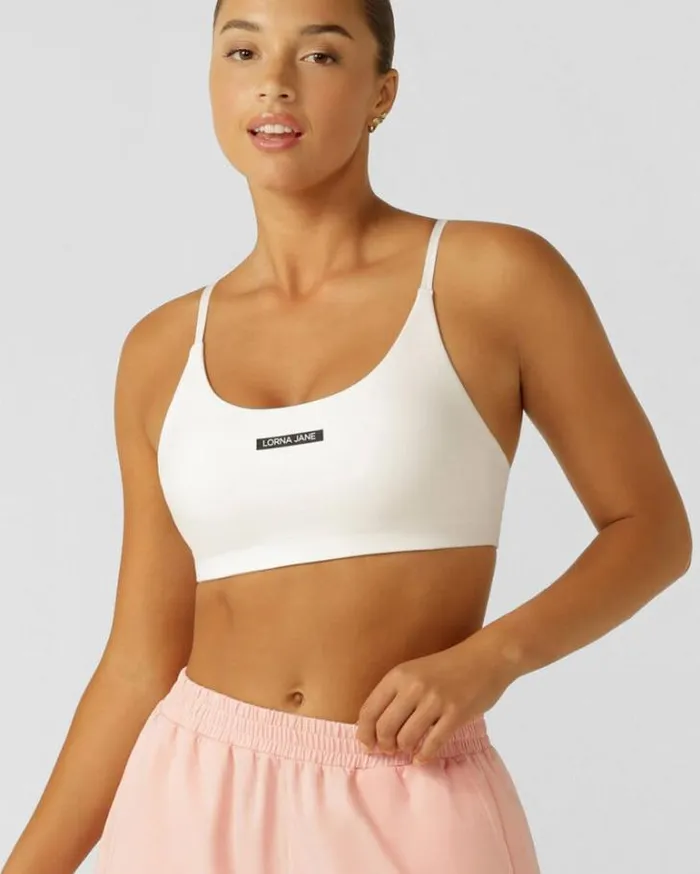 Women LORNA JANE Sports Bras Adaptable Recycled Sports Bra Porcelain