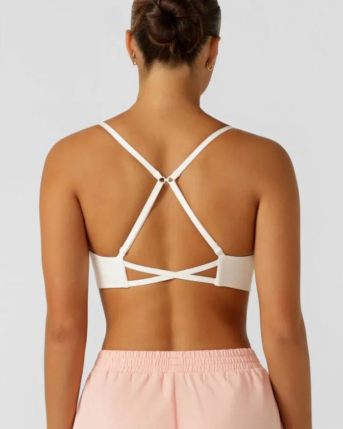 Women LORNA JANE Sports Bras Adaptable Recycled Sports Bra Porcelain