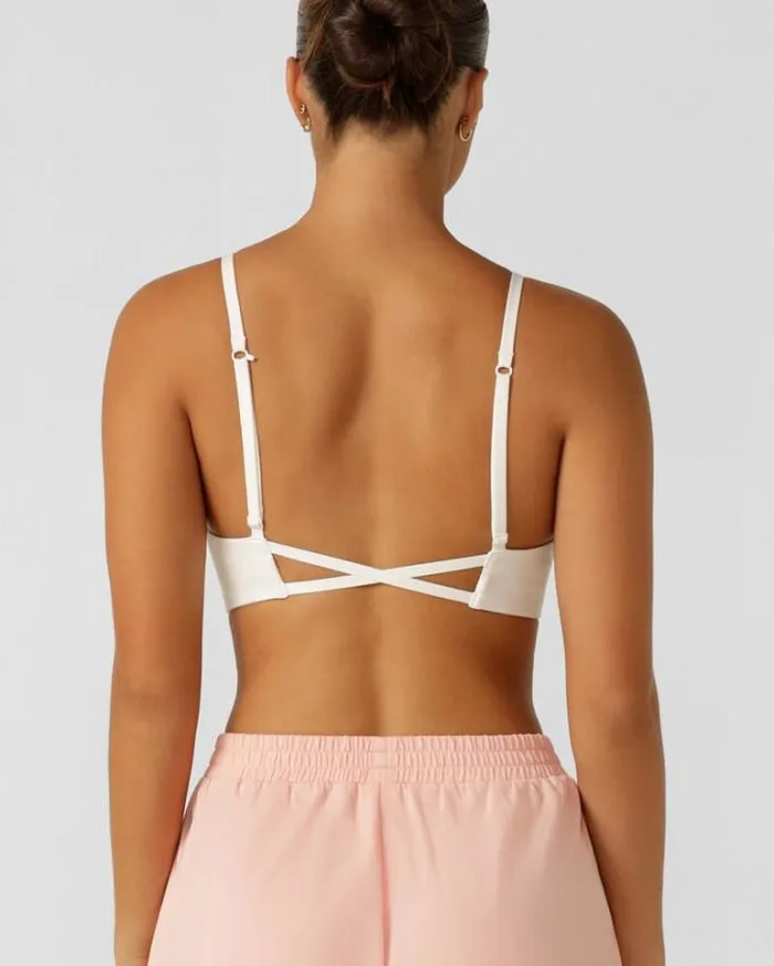 Women LORNA JANE Sports Bras Adaptable Recycled Sports Bra Porcelain
