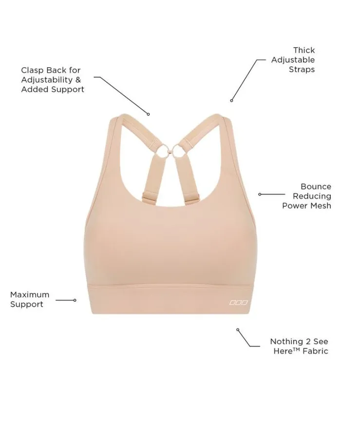 Women LORNA JANE Sports Bras Amy Maximum Support Sports Bra Almond