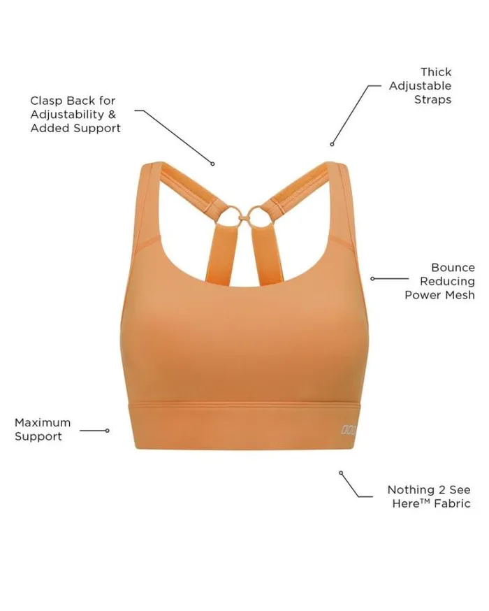 Women LORNA JANE Sports Bras Amy Maximum Support Sports Bra Toffee