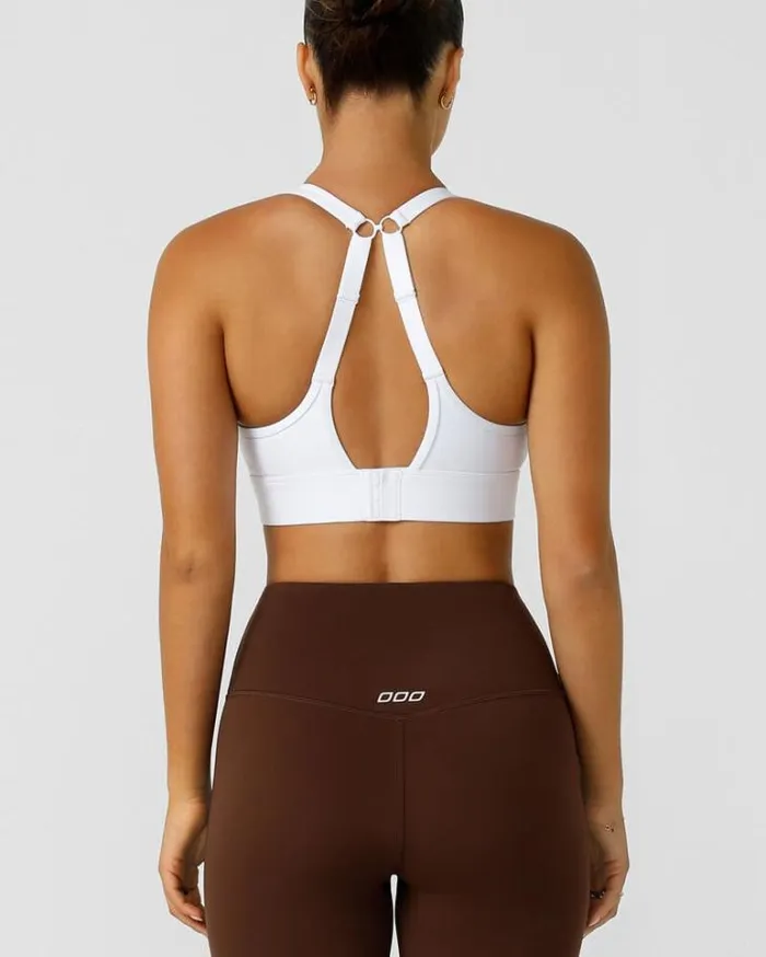 Women LORNA JANE Sports Bras Amy Maximum Support Sports Bra White