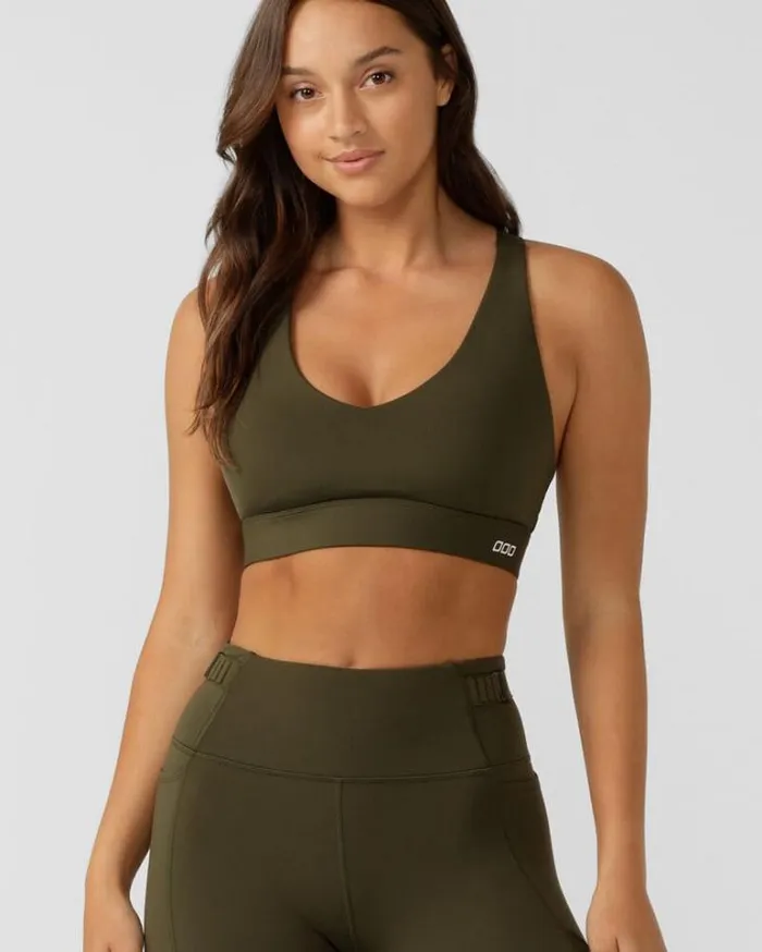 Women LORNA JANE Sports Bras Amy Sports Bra Luxury Green