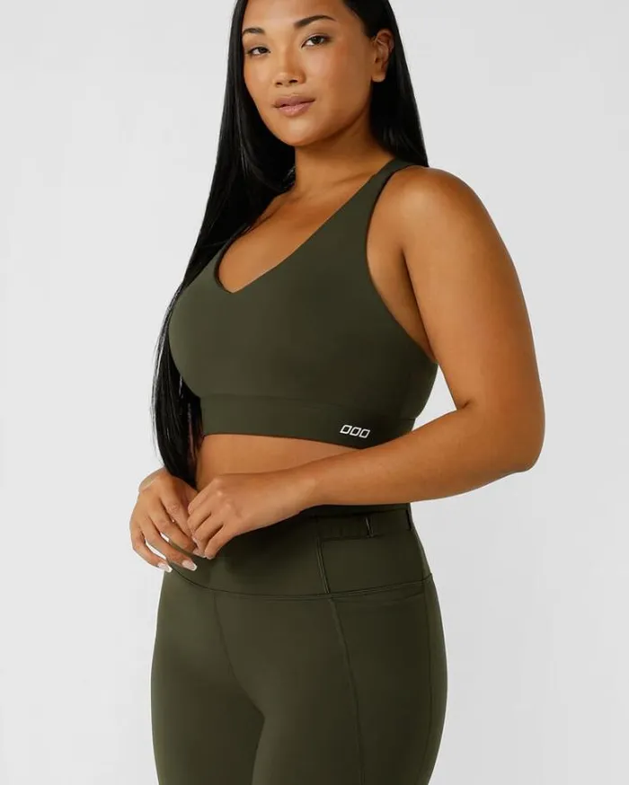 Women LORNA JANE Sports Bras Amy Sports Bra Luxury Green