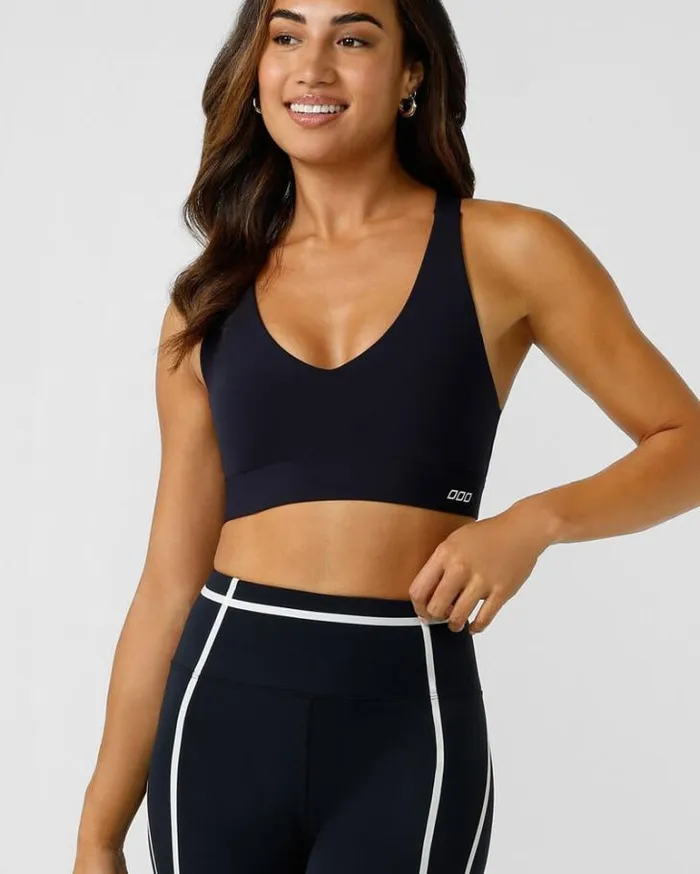 Women LORNA JANE Sports Bras Amy Sports Bra Midnight Blue