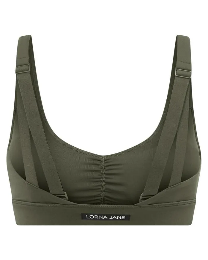 Women LORNA JANE Sports Bras Formation Recycled Sports Bra Agave Green