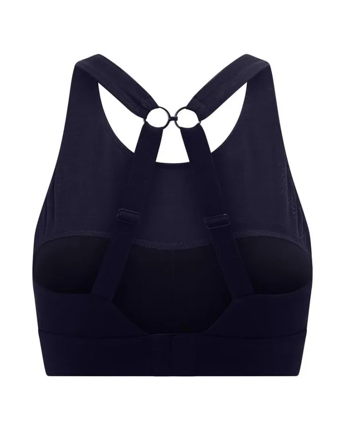 Women LORNA JANE Sports Bras Full Coverage Support Sports Bra French Navy