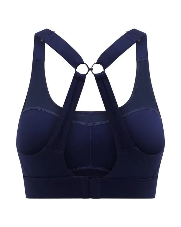Women LORNA JANE Sports Bras Game Time Recycled Sports Bra French Navy