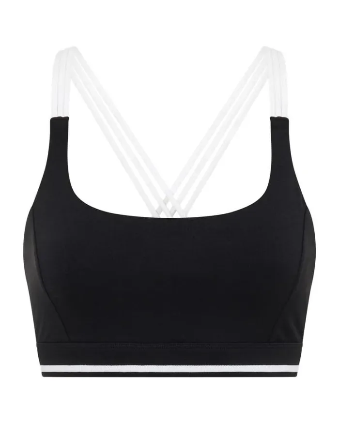 Women LORNA JANE Sports Bras Glow Recycled Sports Bra Black