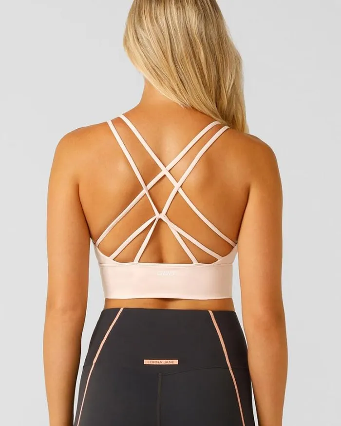Women LORNA JANE Sports Bras Lotus Longline Sports Bra Petal