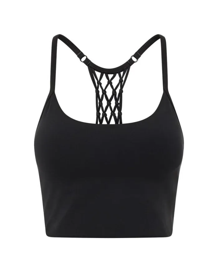Women LORNA JANE Sports Bras Reset Bra Tank Combo Black