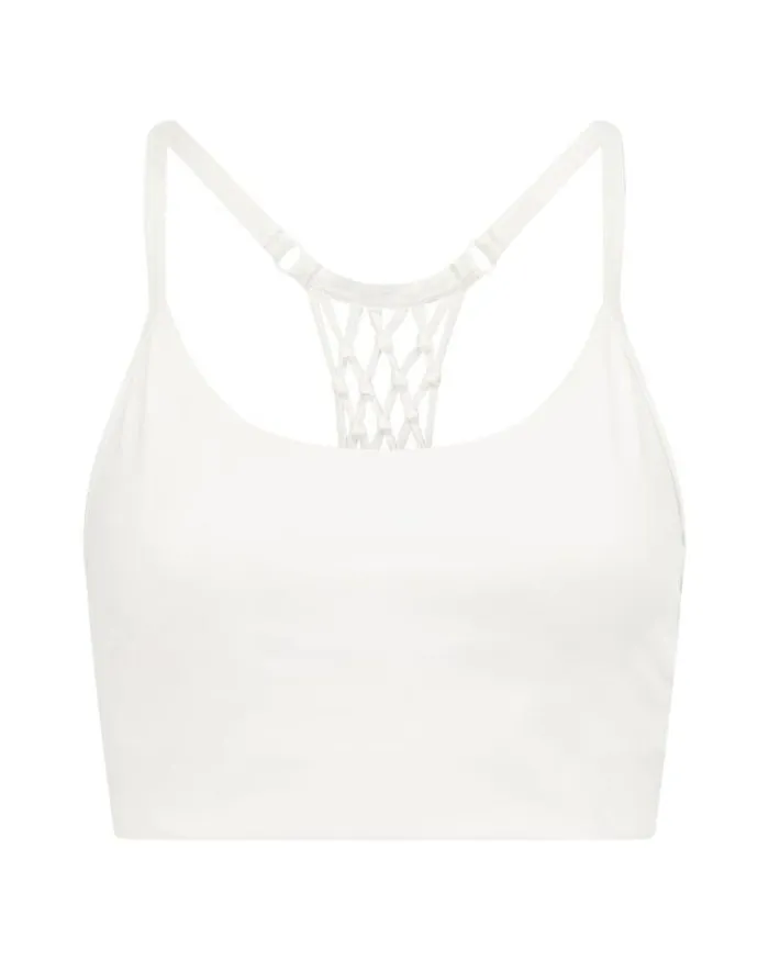 Women LORNA JANE Sports Bras Reset Longline Bra Tank Combo Porcelain