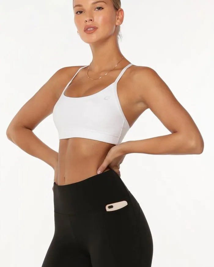 Women LORNA JANE Sports Bras Sammy Sports Bra White