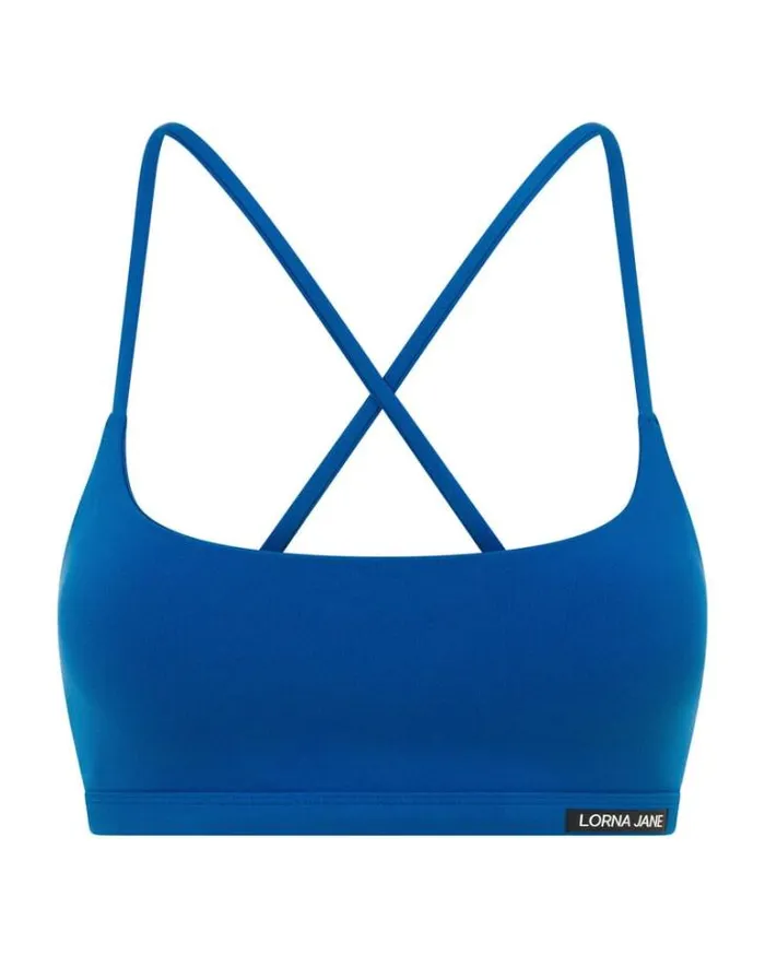 Women LORNA JANE Sports Bras Strappy All Day Sports Bra Cobalt Blue