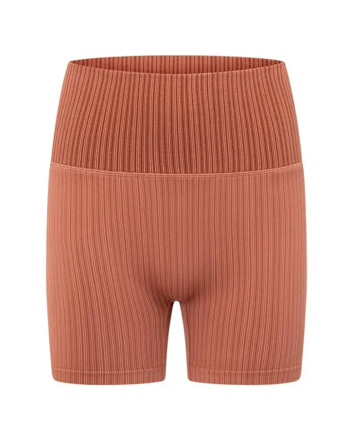 Women LORNA JANE Swimwear Seamless Swim Bike Short Rust