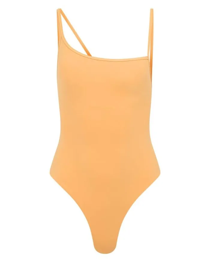 Women LORNA JANE Swimwear Stretch To Surf Bodysuit Clay
