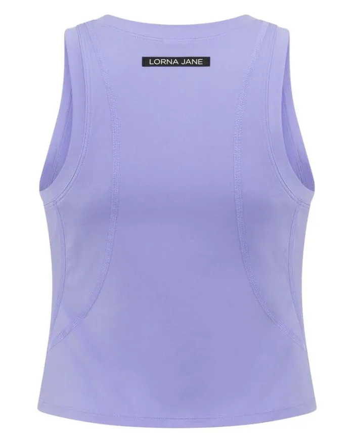 Women LORNA JANE Tanks Stretch To Surf Tank Deep Periwinkle
