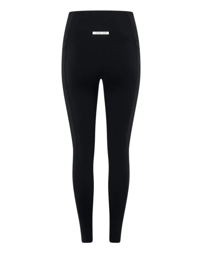 Women LORNA JANE Tights And Leggings Agile Recycled No Ride 3 Pocket Ankle Biter Leggings Midnight Blue