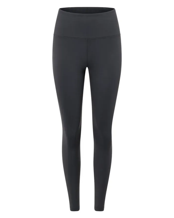 Women LORNA JANE Tights And Leggings All Day Lotus Thermal No Chafe Full Length Leggings Titanium