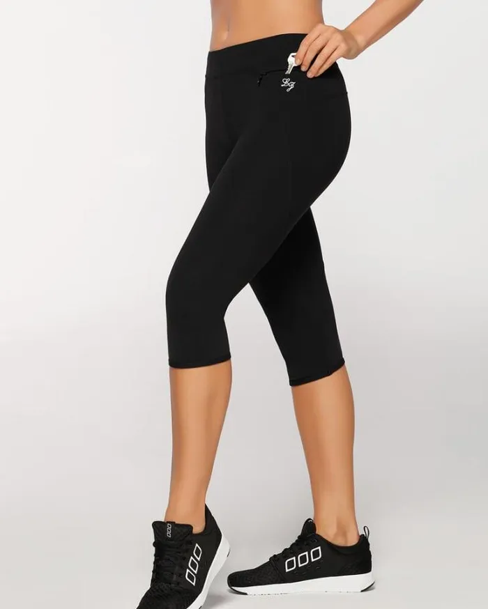 Women LORNA JANE Tights And Leggings Amy 34 Tight Black